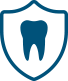 Blue tooth shield icon