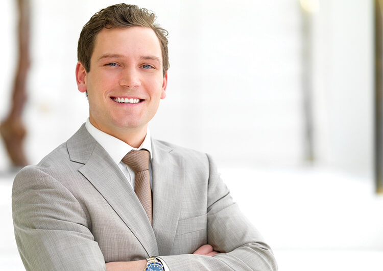 Smiling businessman