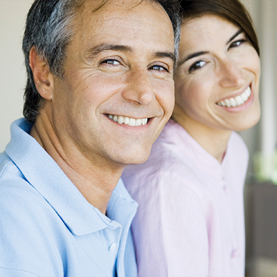 smiling couple